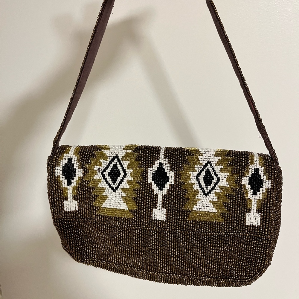 Beaded Free People Purse/Clutch Bag